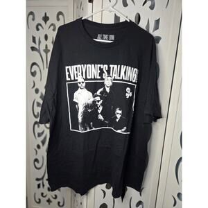 All Time Low Tour Shirt XXL Everyone’s Talking Band Tee 2023 Black Cotton nwot